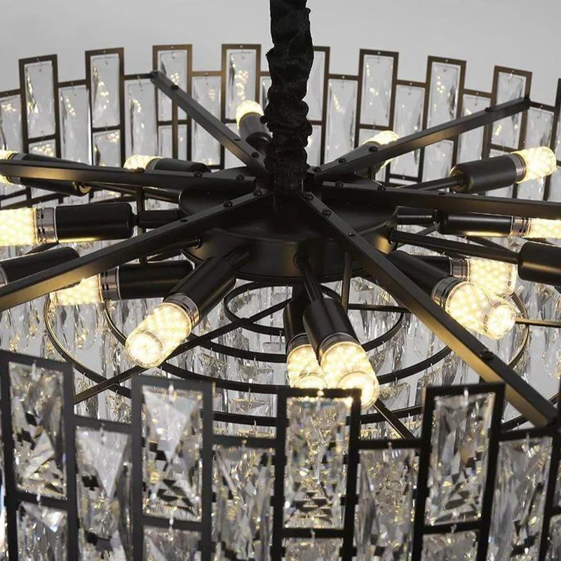 Lustre En Cristal Moderne