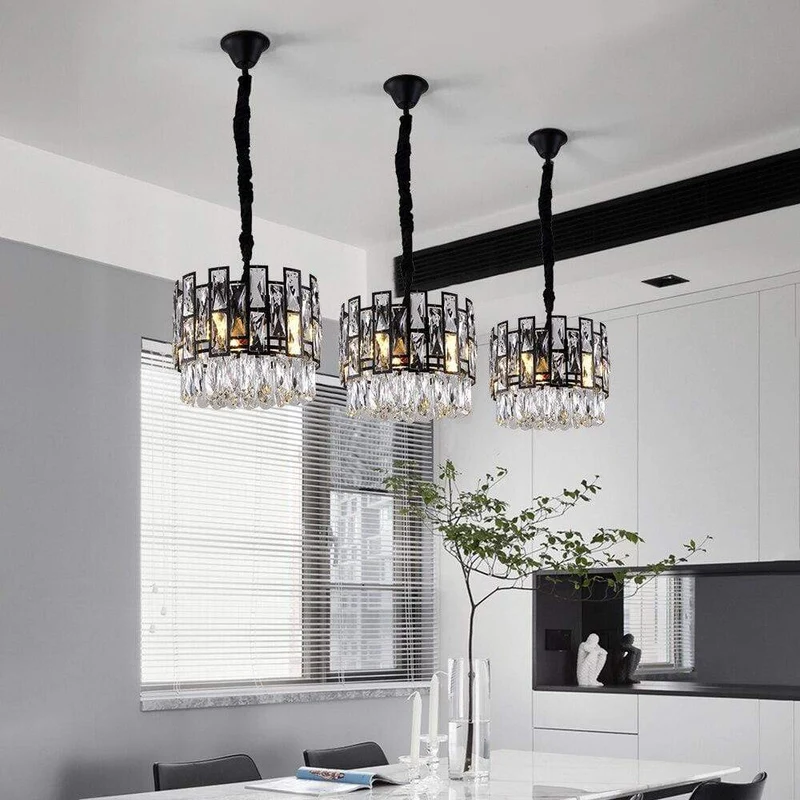 Lustre Moderne En Verre