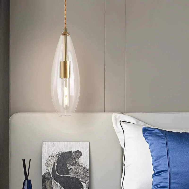 Lustre En Verre Moderne
