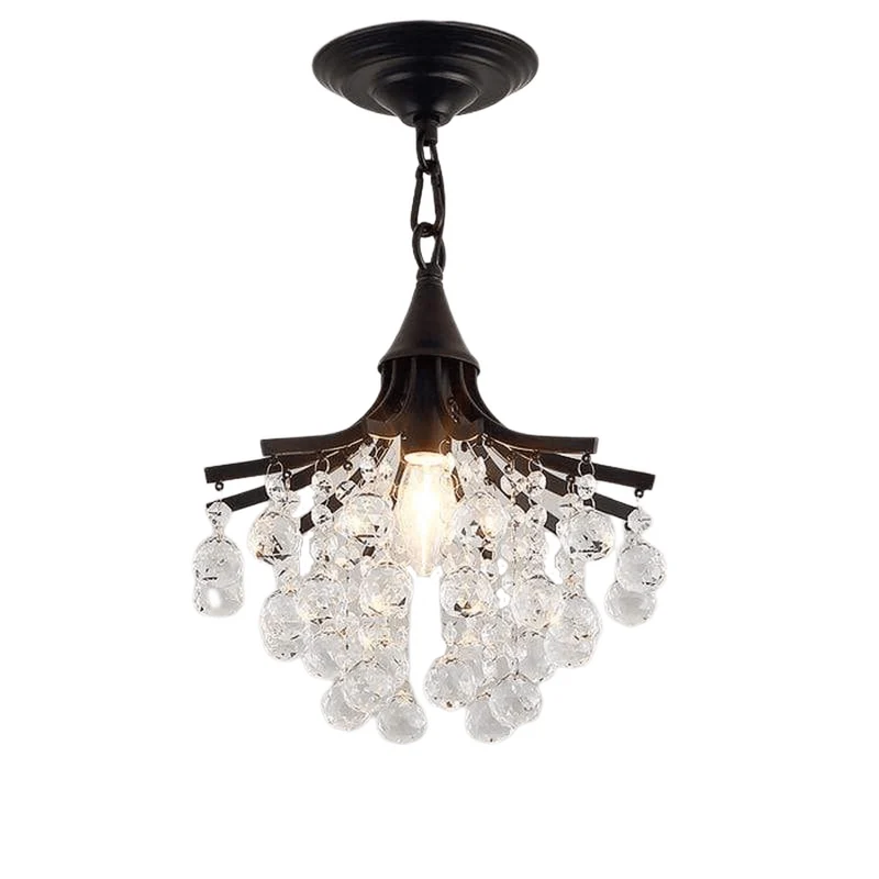 Lustre En Cristal Noir