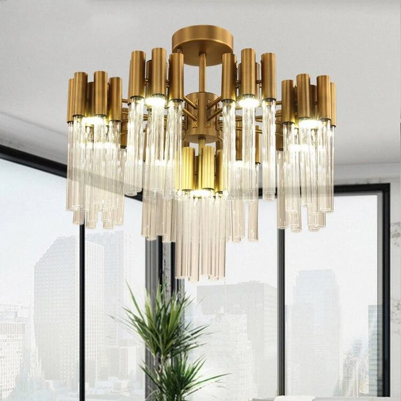 Lustre Moderne Laiton
