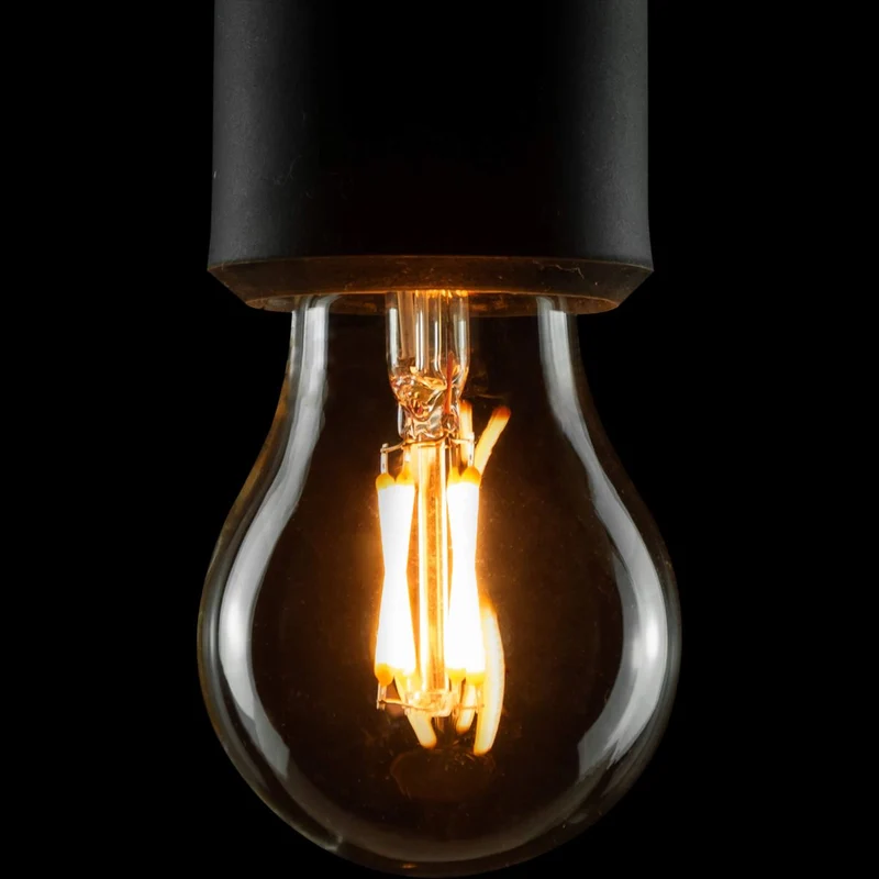 Segula Vintage LED Bulb Small E27 P48 Clear - 260lm 2200K - Dimmable