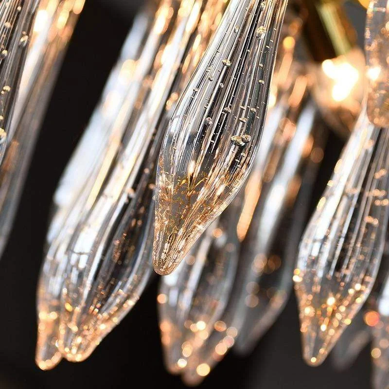 Lustre Grande Taille Design Verre