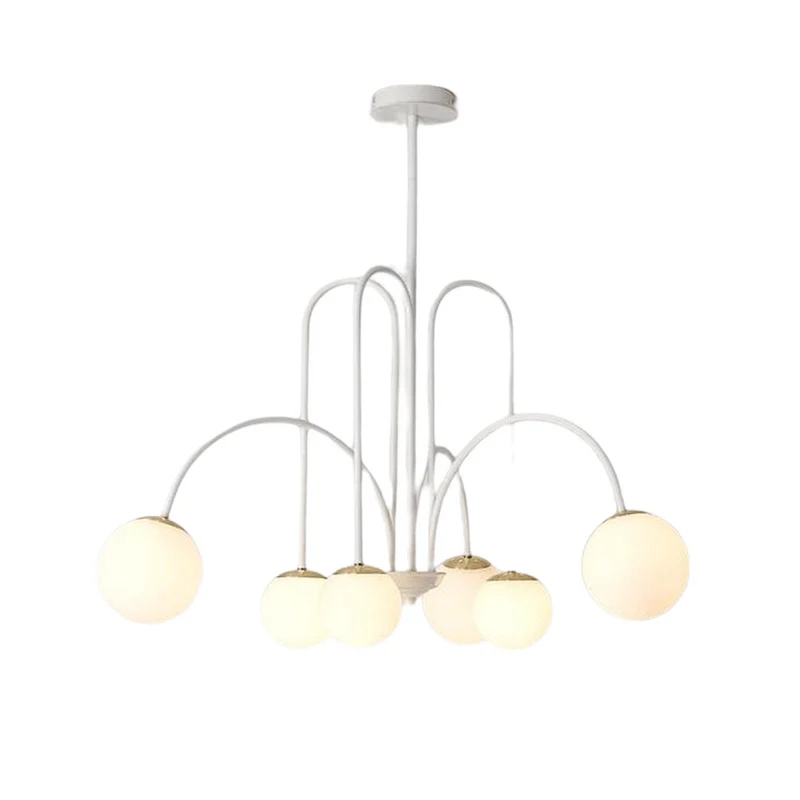 Luminaire Lustre Blanc pour Salon