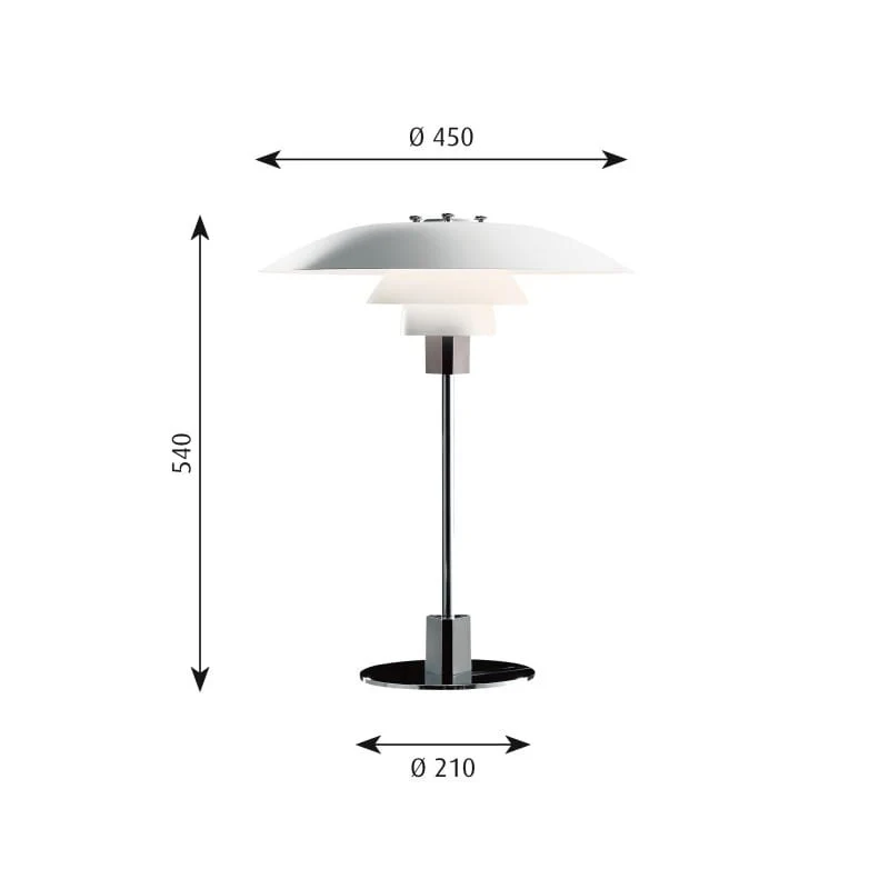 Louis Poulsen PH 4/3 Table Lamp