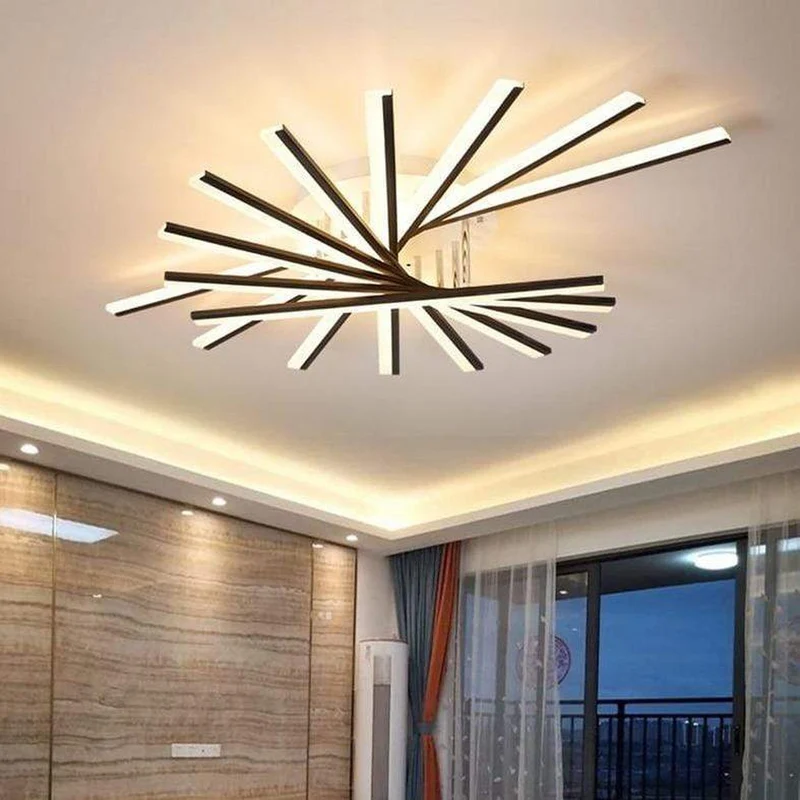 Lustre Moderne Design Noir