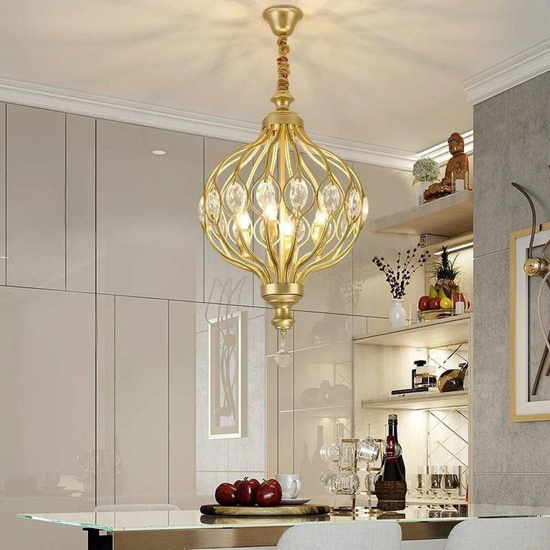 Lustre Doré Pas Cher