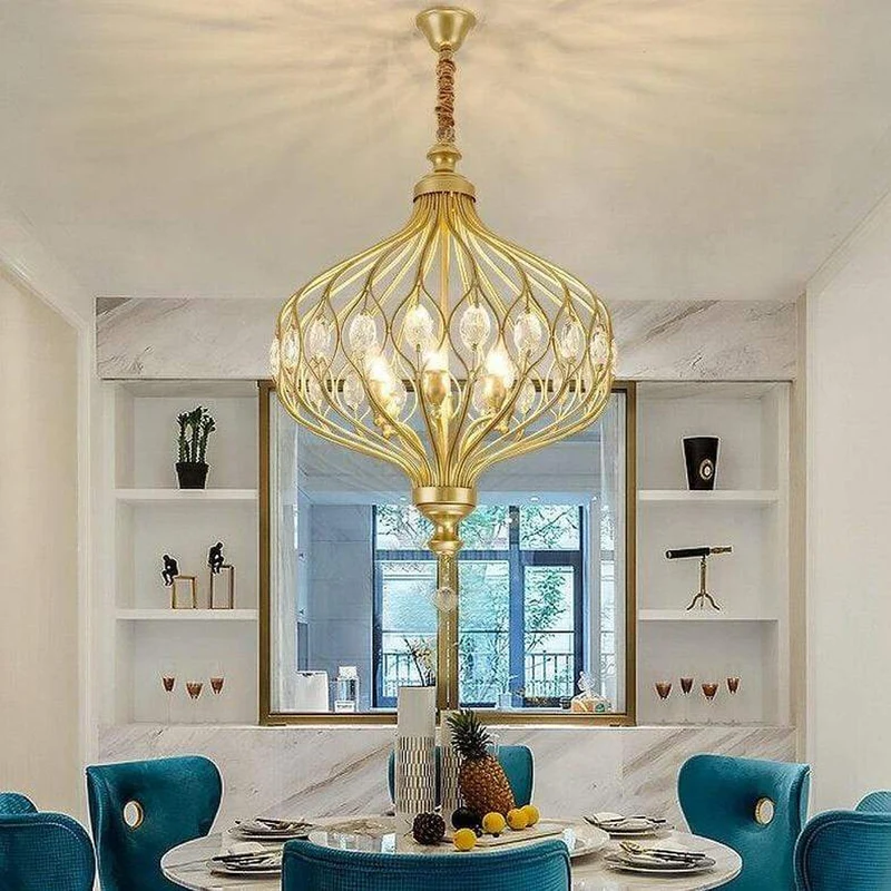 Lustre Doré Pas Cher