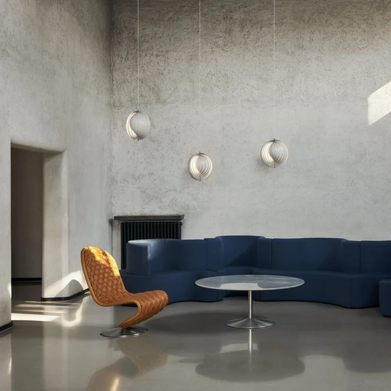 Verpan Moon Pendant Lamp