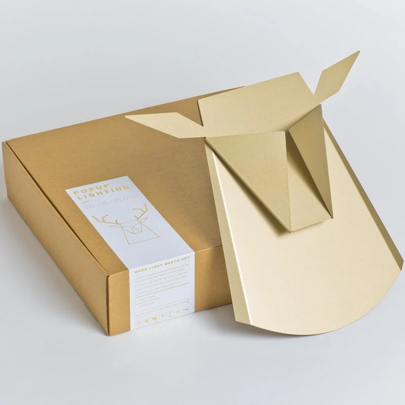 Popup Lighting Deer Head