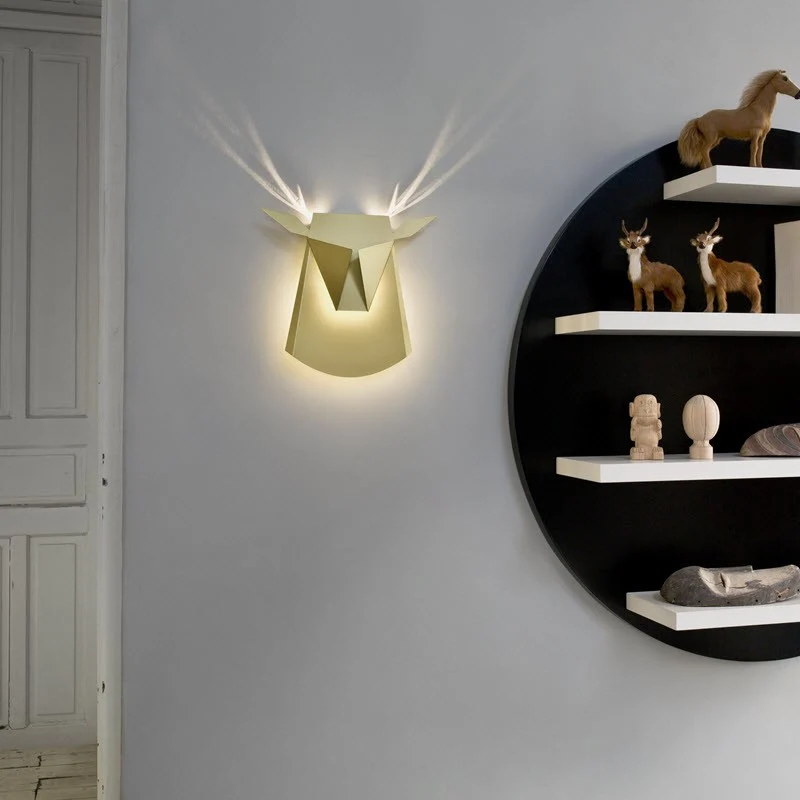 Popup Lighting Deer Head