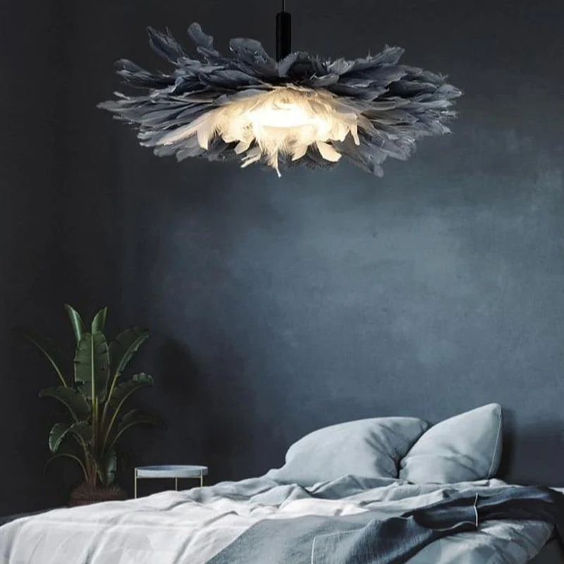 Lustre Plume Noir