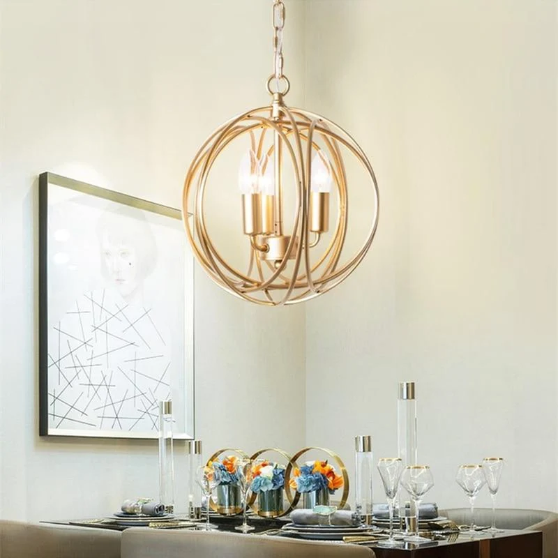 Lustre Salon Moderne Led