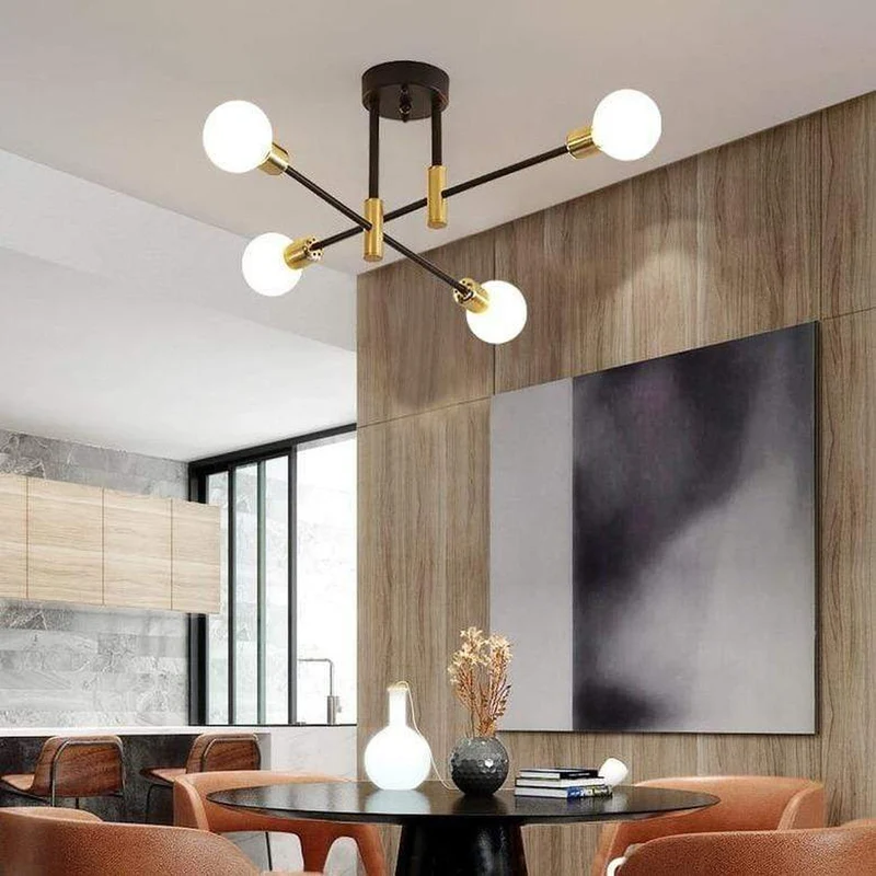 Lustre Chandelier Noir
