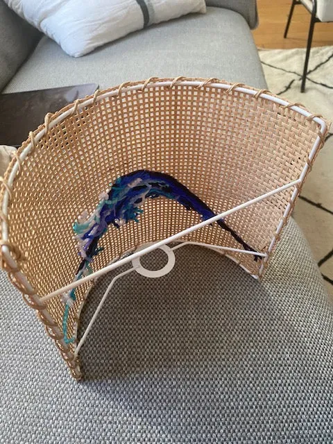 Applique rotin wave