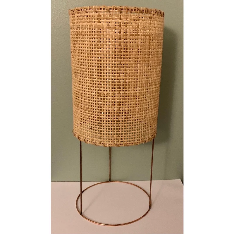 Lampe de chevet Nest extra small tissage de rotin