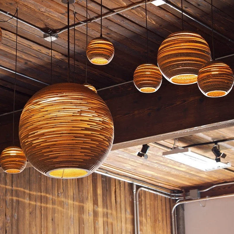 Graypants Scraplight Moon Pendant Lamp