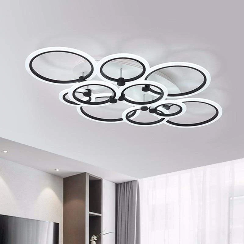 Lustre Anneaux Led