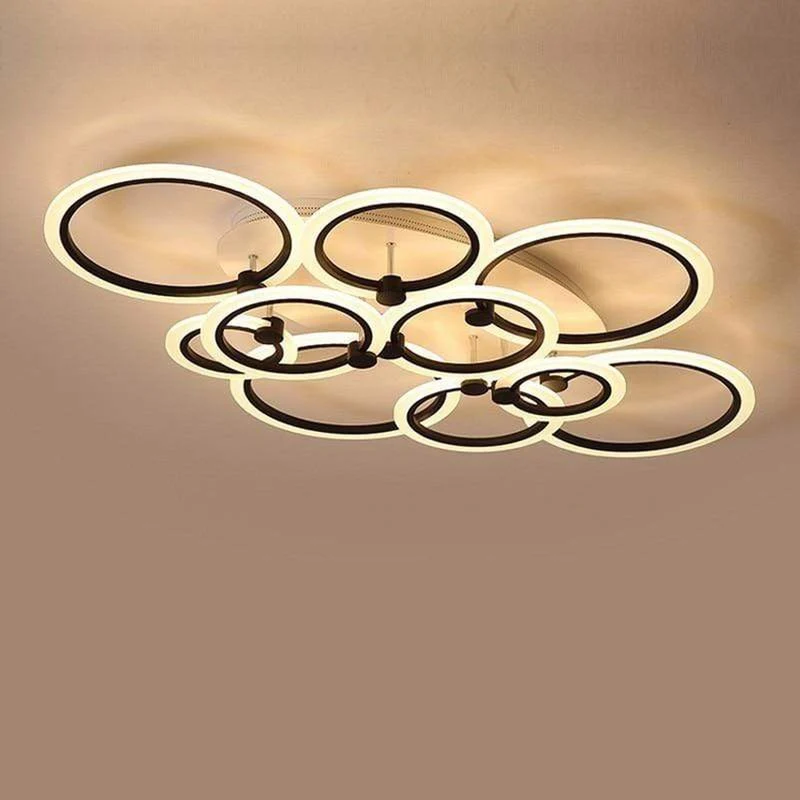 Lustre Anneaux Led