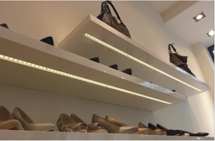 Profilé d'aluminium avec diffuseur NTALB-02R Slim pour Ruban DEL lumineux. 2 mètres