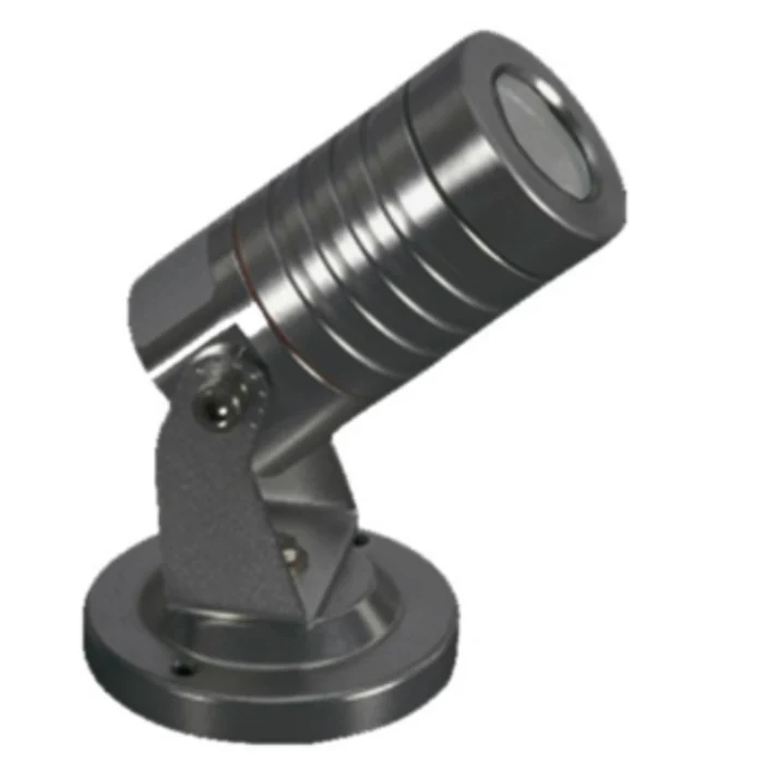 Projecteur DEL NTCL-RD-3W intérieur et extérieur, 3 watts. 3500K, RGB. IP65